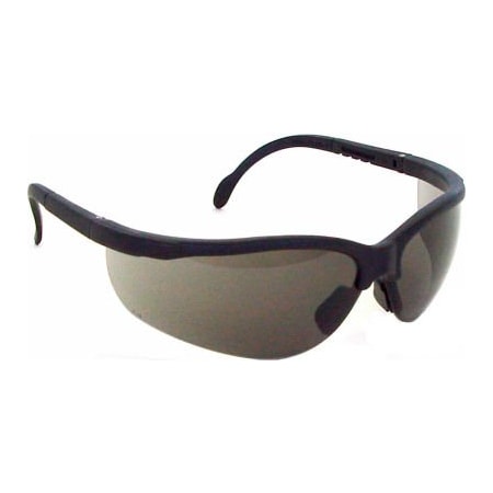 Radians Radians® JR0120ID Journey„¢ Half Frame Safety Glasses, Smoke Lens, Black Frame - Pkg Qty 12 JR0120ID